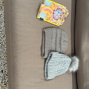 Women hats and gloves